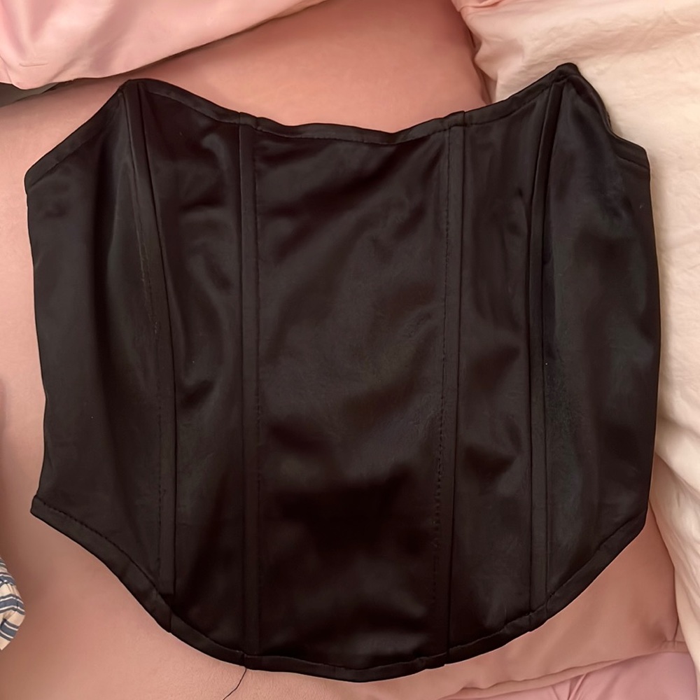 barely worn corset crop top
